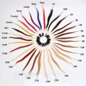 Wholesale Hair Extension Color Wheel, 20 CM 31 Colors Hair Extension Color Wheel For Sale from china suppliers