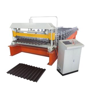 Wholesale Metal Panel Roofing Sheet Rollformers 0.3mm Hydraulic Cutting from china suppliers