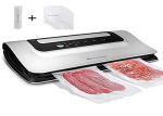 Embossed Pre Cut Food Vacuum Bags Side Gusset Strong Stereoscopic