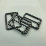 Black W33mm Needlepoint Belt Buckle Customized Logo Bag Accessory