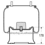 Truck Spare Parts Air Spring W01-M58-6364 813MB Air Suspension DAF 1384274 Air