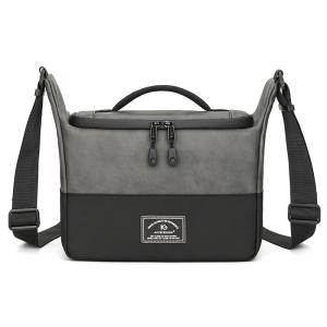 Wholesale CROSS-BORDER NEW PU SINGLE SHOULDER CROSSBODY CAMERA BAG SLR CAMERA BAG PHOTOGRAPHY DIGITAL CAMERA BAG LENS STORAGE BAG from china suppliers
