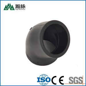 Wholesale Drainage Irrigation HDPE Pipe Fittings 90 45 Degree Elbow Sewage Pipe Joint from china suppliers