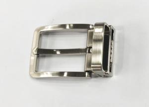 Wholesale Clamp Pin 1.2&quot; Inch Nickel Free Zinc Belt Buckle With Brushed Satin Finish from china suppliers