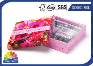 Wholesale CMYK Printing Plastic Tray Custom Paper Gift Box for Cosmetic Skincare Promotional from china suppliers