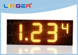 Wholesale Amber Single Color Digital Gas Price Signs With IR Remote 100000 Hours from china suppliers
