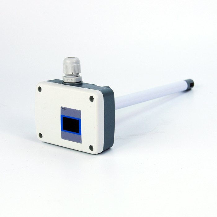 RS485 modbus 4-20mA duct mount HAVC air velocity transducer/transmitter wind speed direction sensor