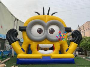 Wholesale 5x5m Inflatable Castle Bouncy Slide Jump Bounce House For Kids And Adults from china suppliers