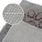 Absorbent 2.5cm Cat Litter Mats 100% Polyester Microfiber