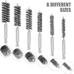 Tube Twisted Stainless Steel Wire Brushes For Cleaning Pipe Holes