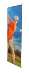 L Shape Roll Out Banner Stands , Easy Carry Stand Up Advertising Banners