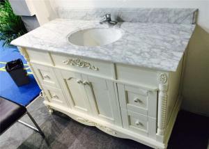 Angel White 40 Inch Bathroom Vanity With Top , Bathroom Sink And Cabinet