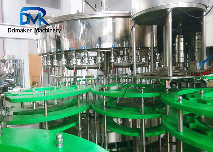 Carbonated Soft Drink Glass Bottle Soda Filling Machine Motor Driven