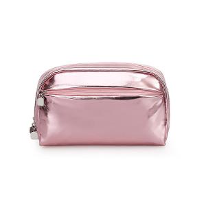 Wholesale Cute Customized Logo L17*D6*H11Cm Zipper PU Cosmetic Bag from china suppliers