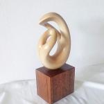 Multifunctional Hand Carved Wood Sculptures , Large Wooden Sculptures For The