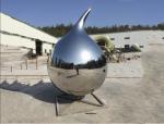 Steel Artwork Garden Large Outdoor Statuary ODM For Residence Decoration