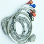FDA Reusable 7 Lead Holter ECG Cable For Goford