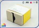 Slotted Corrugated Packaging Box Custom Printed Boxes With Gloss Spot UV Logo