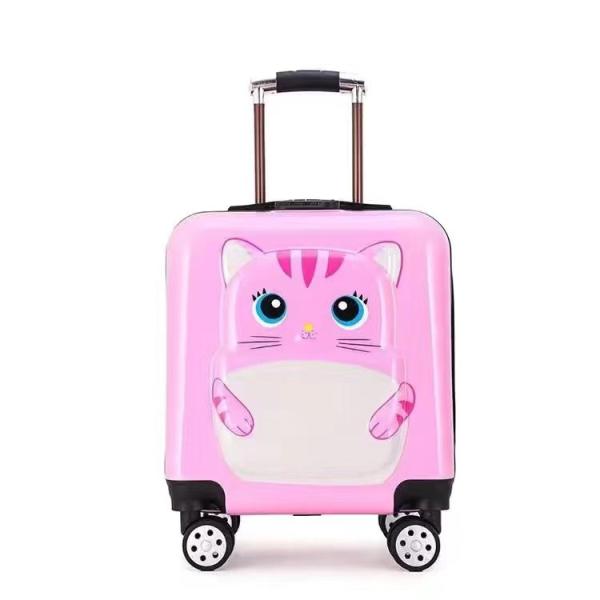 Hot Selling Cheap Abs Children Travel Luggage Bag Trolley 18 Inch Cartoon