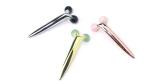 152*53.6*50mm Natural 3d V Shape Face Massager Jade Stone Facial Roller