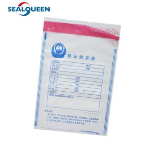 Wholesale Plastic Self Adhesive Tamper Evident Bank Bag Security Deposit from china suppliers