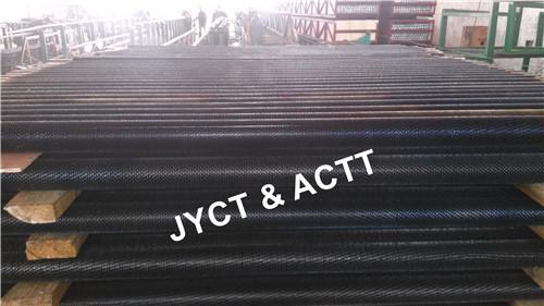 Alloy / Steel Sprial Settated Fined Tube , Solid Power Plant Fin Tube OD X 2.9