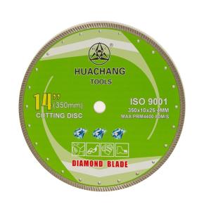 Wholesale 14inch Turbo Diamond Blade Cold Press '350×2.2/3.2×10×25.4mm For Ceramic from china suppliers