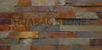 Garden House Manufactured Stone Panels , Cultured Stone Sheets Natural Finish