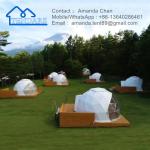 Glamping Luxury Outdoor PVC Dome Hotel House Domes Tent Half Dome Tent For