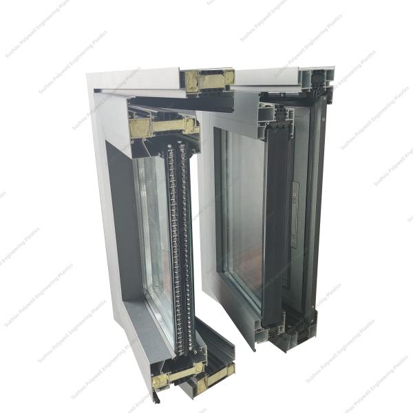 Aluminum Sliding Glass Heat Insulation Profile Window Thermal Broken Bridge