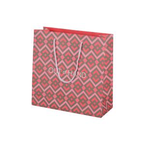 Wholesale PP Twist Handle Paper Packaging Bags 230gsm White Kraft Paper Material from china suppliers