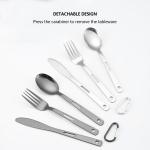 Lightweight And Durable Stainless Steel Cutlery Set For Outdoor Dining