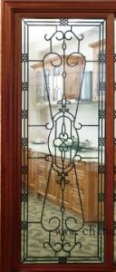 Wholesale Wrought iron glass for sliding door/french door from china suppliers