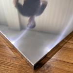 600x600mm Aluminum Metal Ceiling Non Perforation Aodnized Half Mirror Aluminum