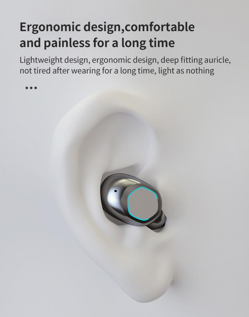 2000mAh Power Bank True Wireless Stereo Earphone with HD Voice AB5616A3 Chipset Model
