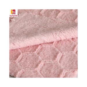 Wholesale Soft 220gsm Shu Velveteen Plain Knitting Fabric Water Soluble from china suppliers