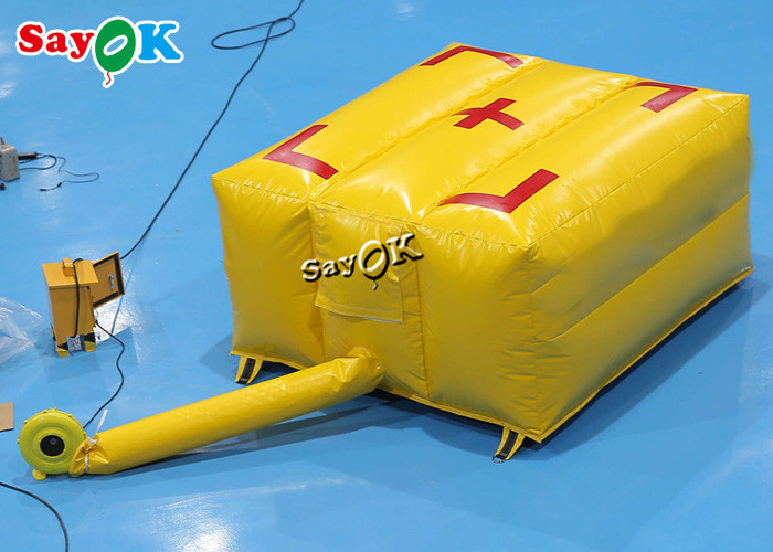 2x2x1mH Custom Inflatable Products Yellow Fire Fighting Airbag Emergency Rescue Safety Air Cushion
