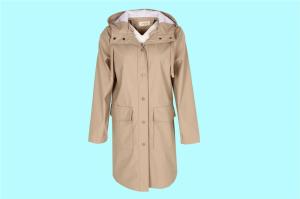 Wholesale Long Sleeve Casual Womens Longline PU Leather Coat from china suppliers