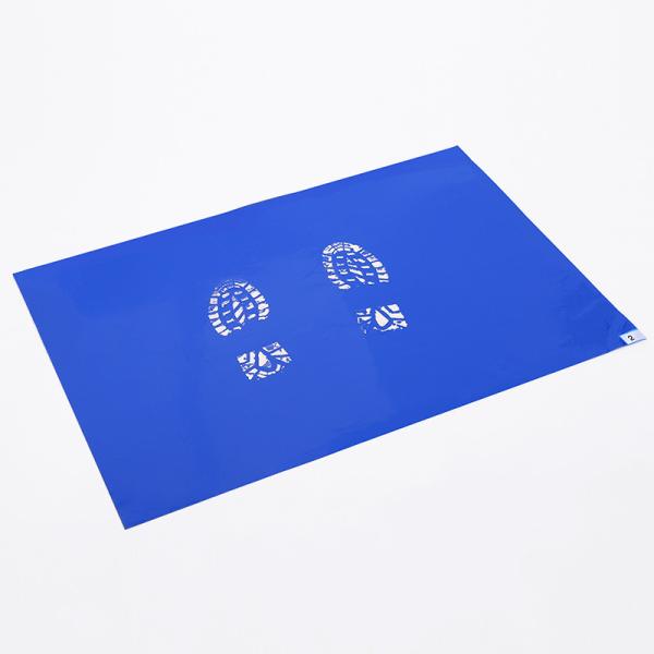 Entrance Door Dust Clean Pad 18*36inch Blue White 30 layer 3.5C Cleanroom Hot