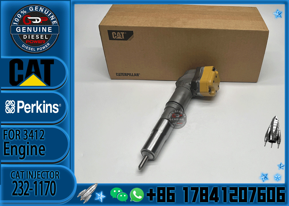 198-6877 204-2467 232-1170 232-1175 3412E Engine Diesel Fuel Injector 174-7526 174-7527