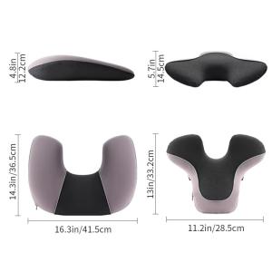 Wholesale Customized Memory Foam Seat Cushion Massage Orthopedic Back Support Cushion from china suppliers
