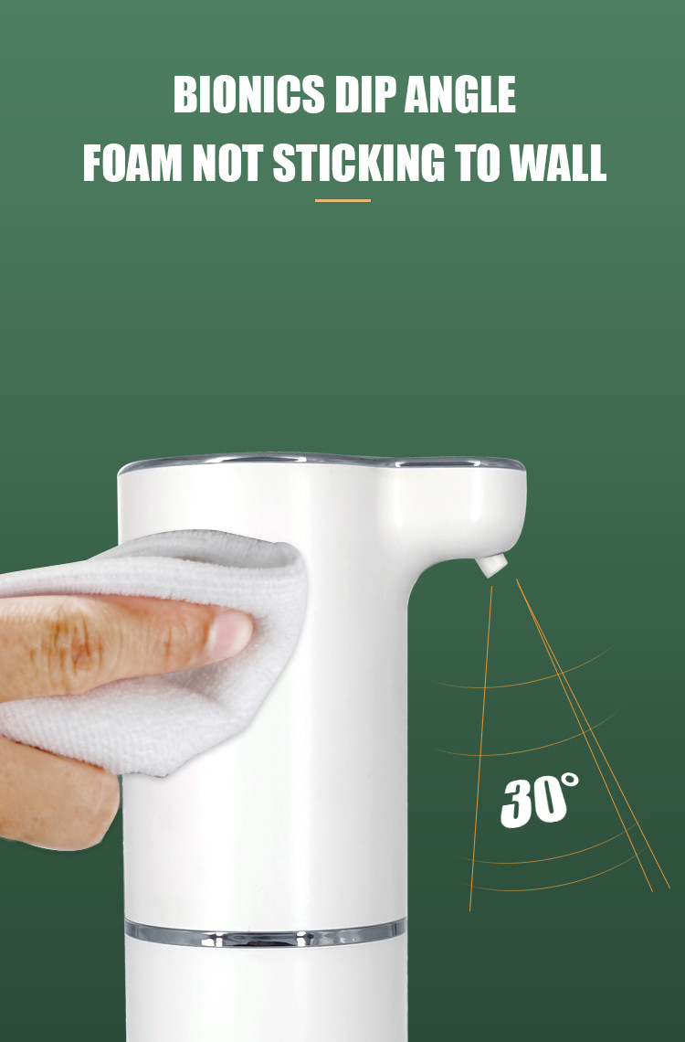 Eletric USB Charging Soap Dispenser With Infrared Motion Sensor IPX5