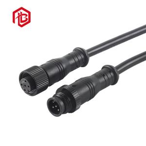 Wholesale M12 Circular Connector 2-8 Pin Waterproof Male And Female Plug Wire LED Outdoor Lamp Waterproof Wire Metal Nut from china suppliers