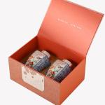 Tea Gift Set Packaging Coffee Cup Scented Candle Honey Magnetic Flip Open Gift