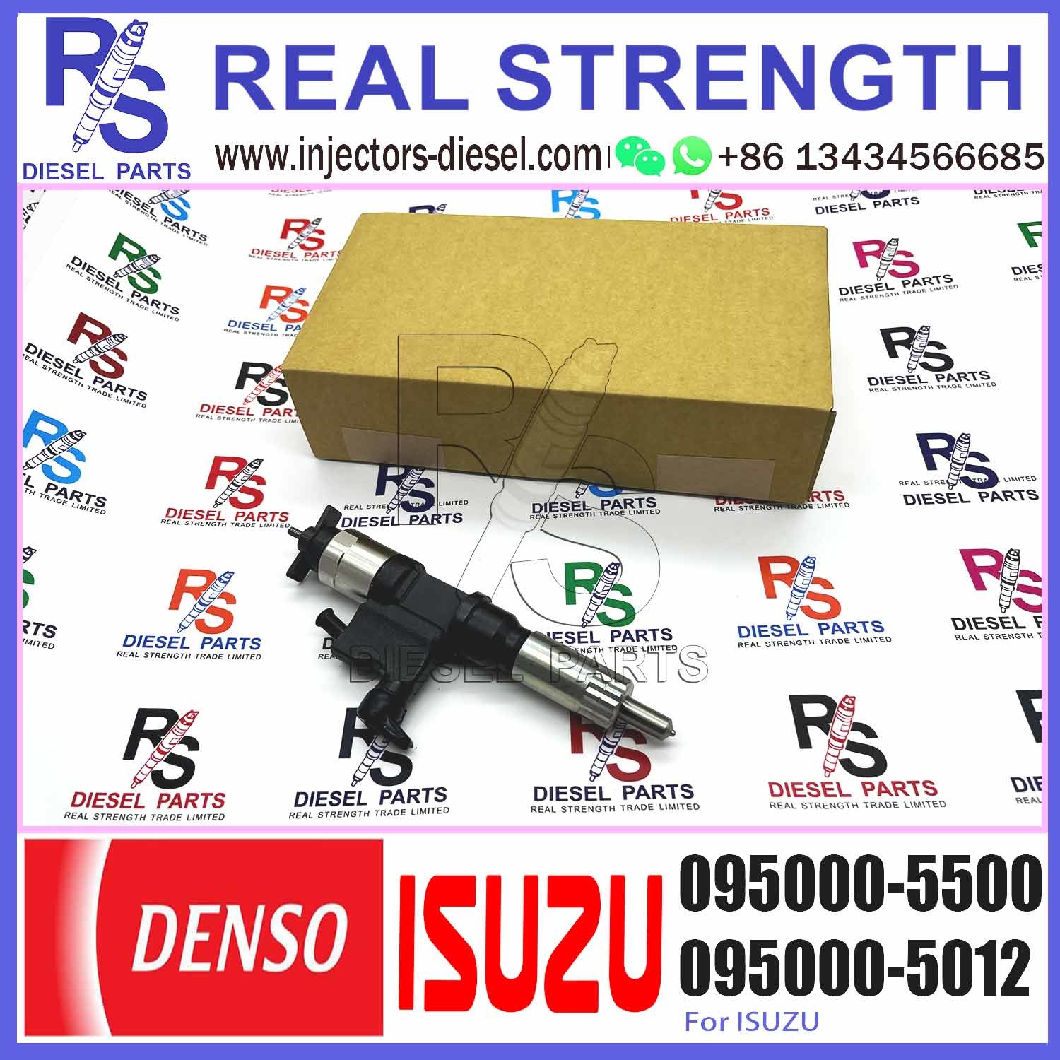 Common Rail Injector 095000-5500,095000-5501 for ISUZU 4HL1, 6HL1 8973675521,8973675522
