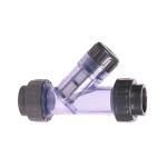 Transparent 1 Inch PVC Y-Strainer Manufactured by According to ASTM/DIN/ASNZ/JIS