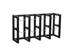 Wholesale Metal Fab Oxygen Cylinder Rack OSHA 4 Cylinder Gas Bottle Rack from china suppliers