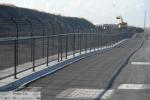 Galvanized CYCLONE FENCE Chain Link Fencing 55mm For Garden Residential