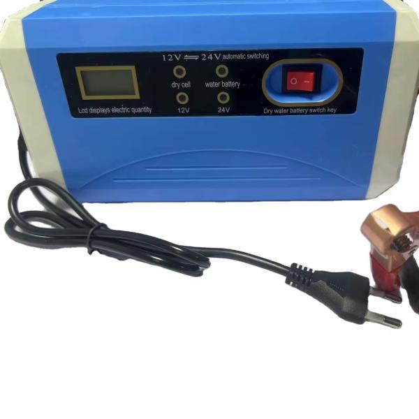 Private Mold Yes Car Motorcycle Battery Digital Display Charger 12V 24V 10A High