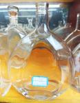 Empty Transparent 500ml 700ml 750ml XO Brandy Glass Bottles Acceptable Customer